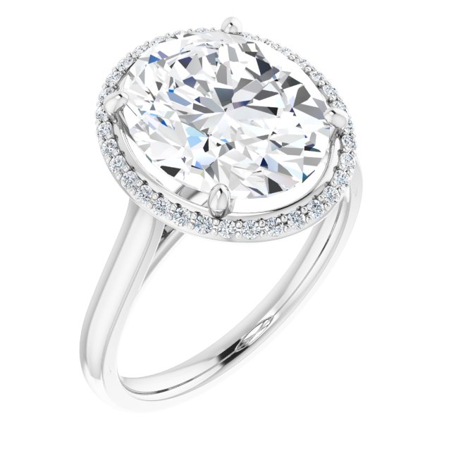 Halo-Style Engagement Ring