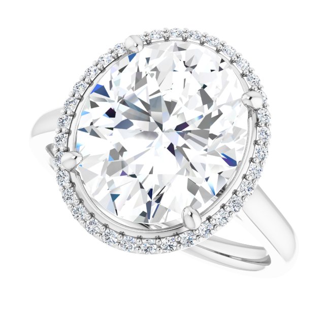 Halo-Style Engagement Ring