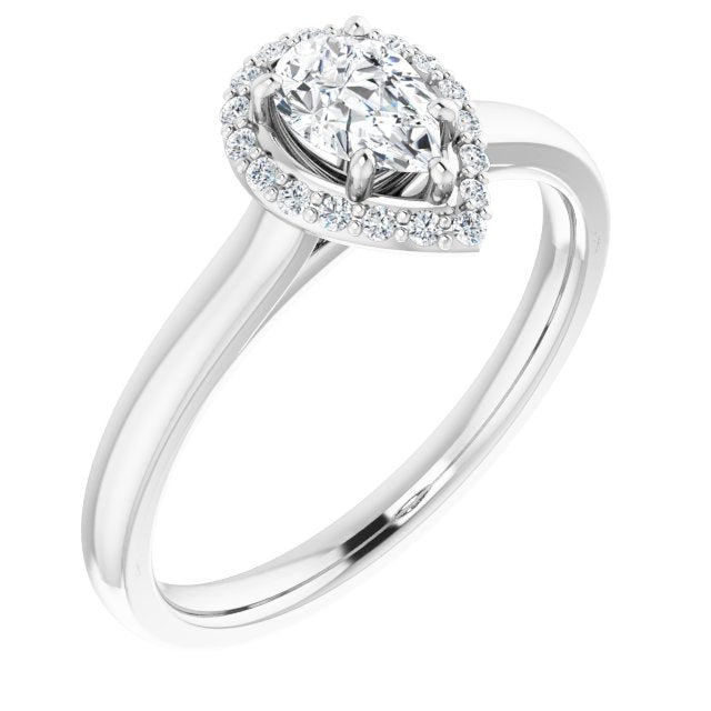 Halo-Style Engagement Ring