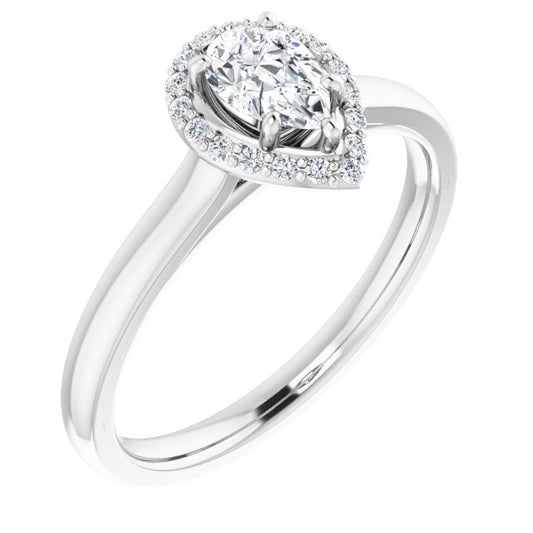 Halo-Style Engagement Ring
