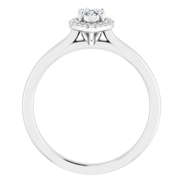 Halo-Style Engagement Ring