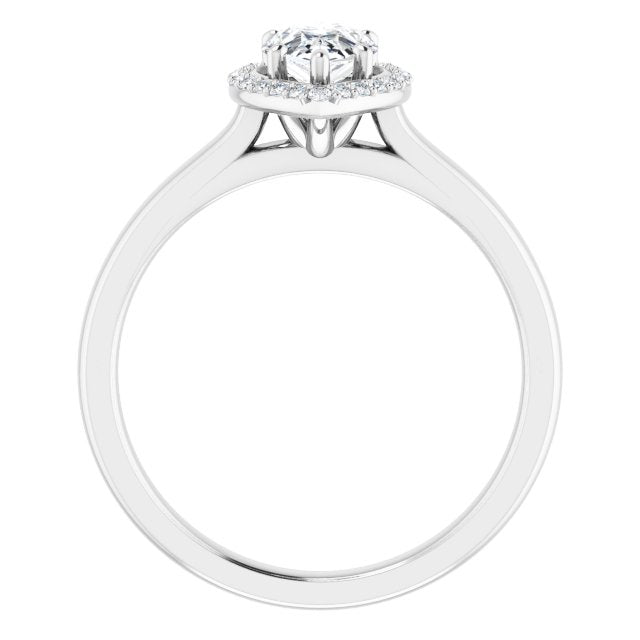 Halo-Style Engagement Ring