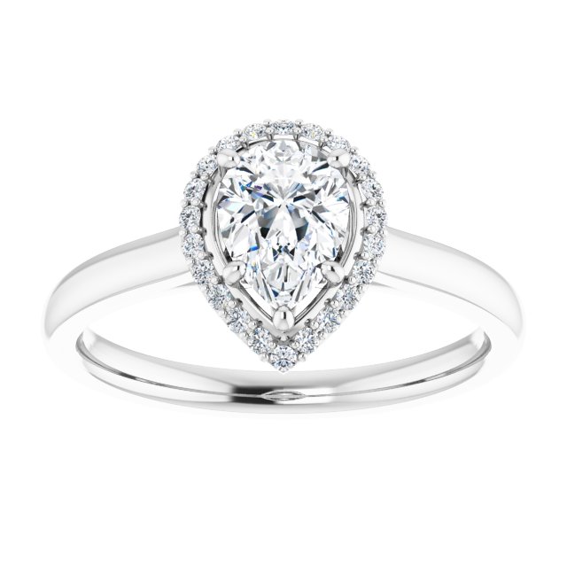 Halo-Style Engagement Ring