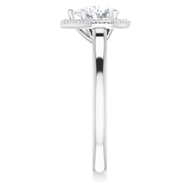 Halo-Style Engagement Ring