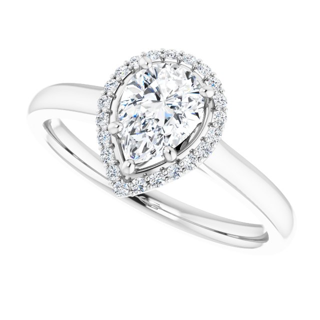 Halo-Style Engagement Ring