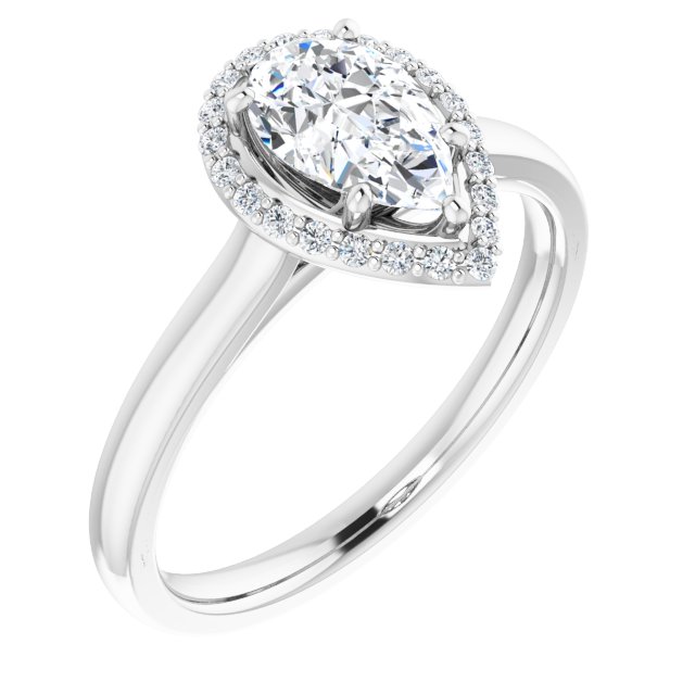 Halo-Style Engagement Ring