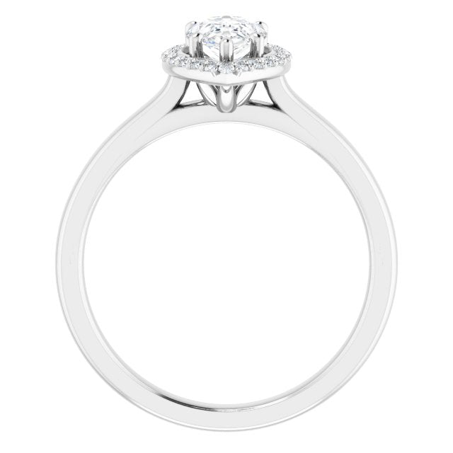 Halo-Style Engagement Ring