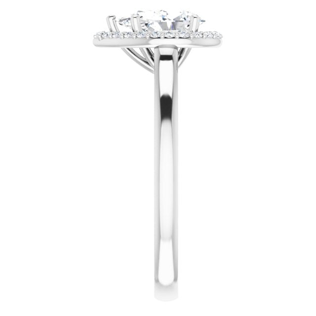 Halo-Style Engagement Ring