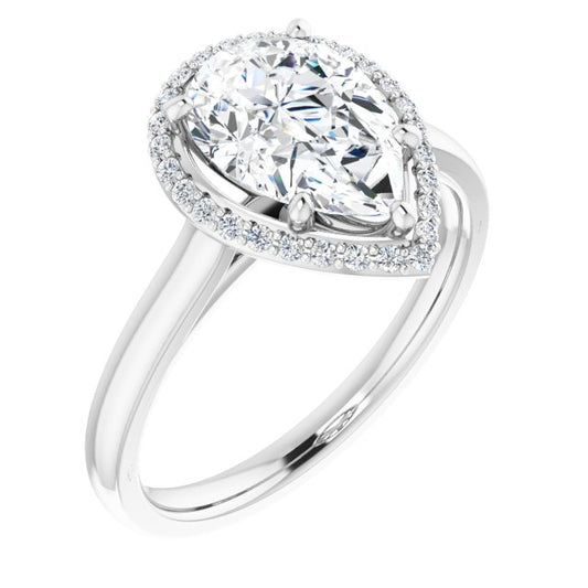 Halo-Style Engagement Ring