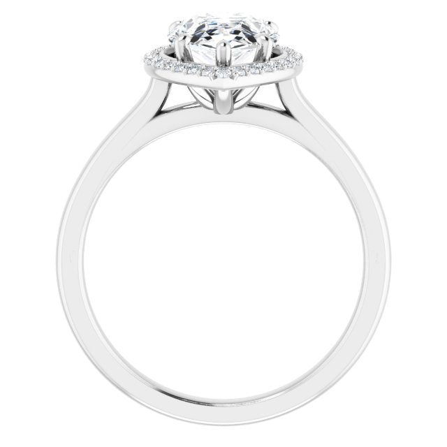Halo-Style Engagement Ring