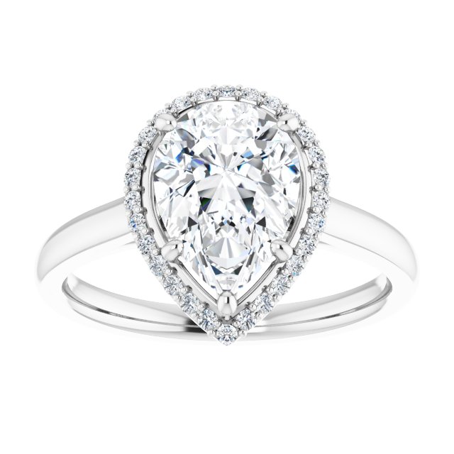 Halo-Style Engagement Ring