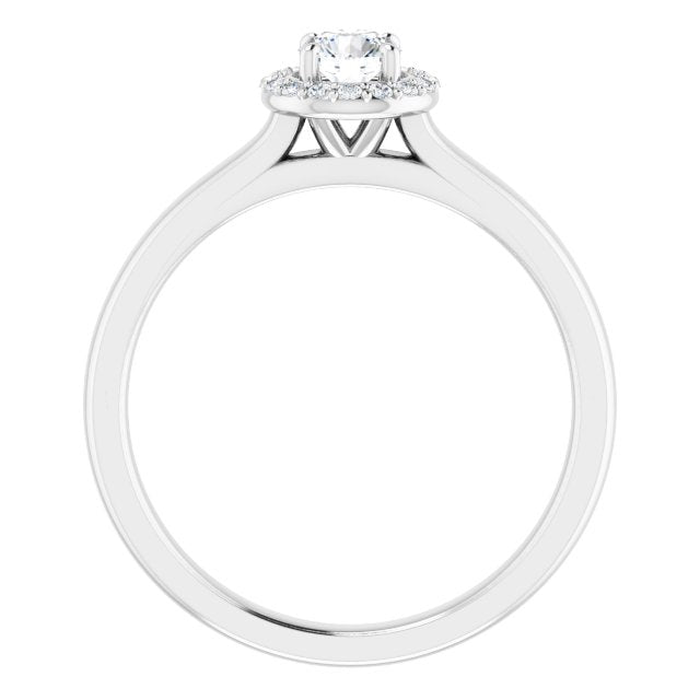 Halo-Style Engagement Ring