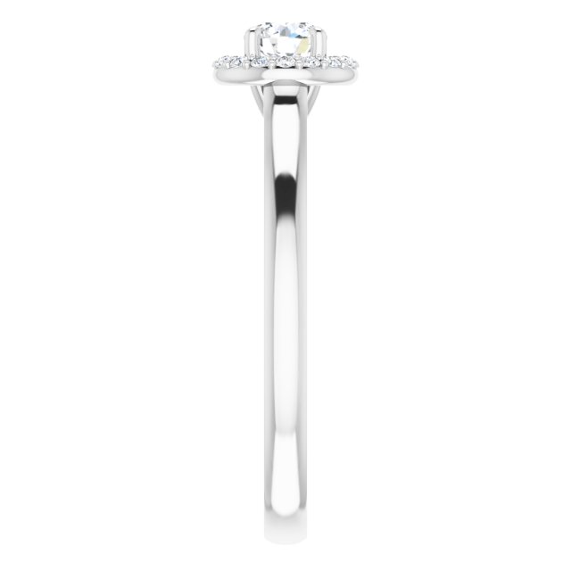 Halo-Style Engagement Ring