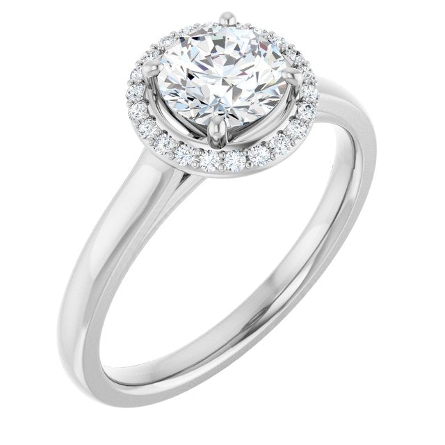 Halo-Style Engagement Ring
