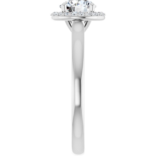 Halo-Style Engagement Ring
