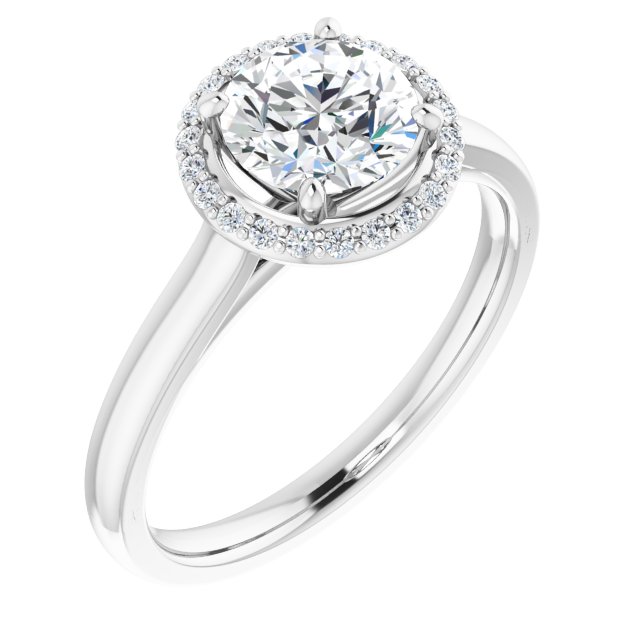 Halo-Style Engagement Ring