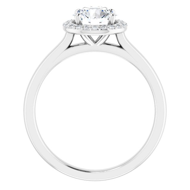Halo-Style Engagement Ring