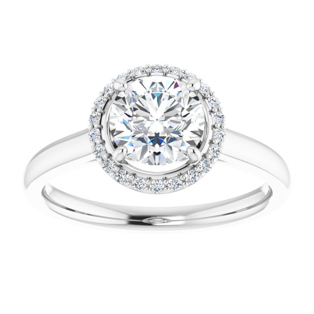 Halo-Style Engagement Ring