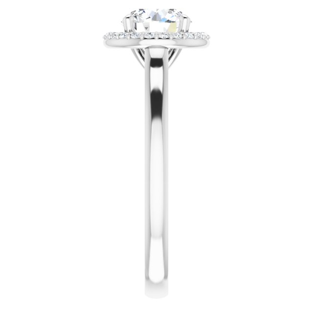 Halo-Style Engagement Ring