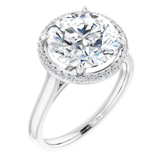 Halo-Style Engagement Ring