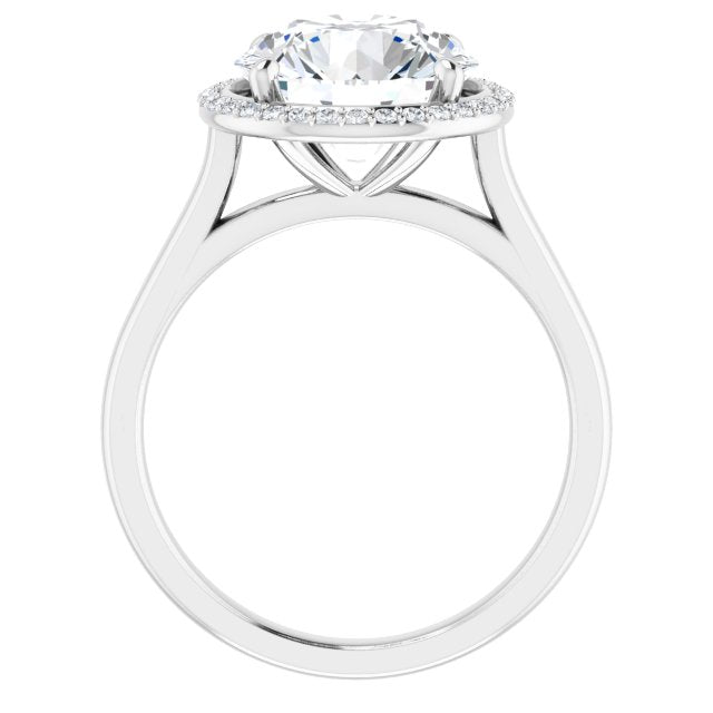 Halo-Style Engagement Ring