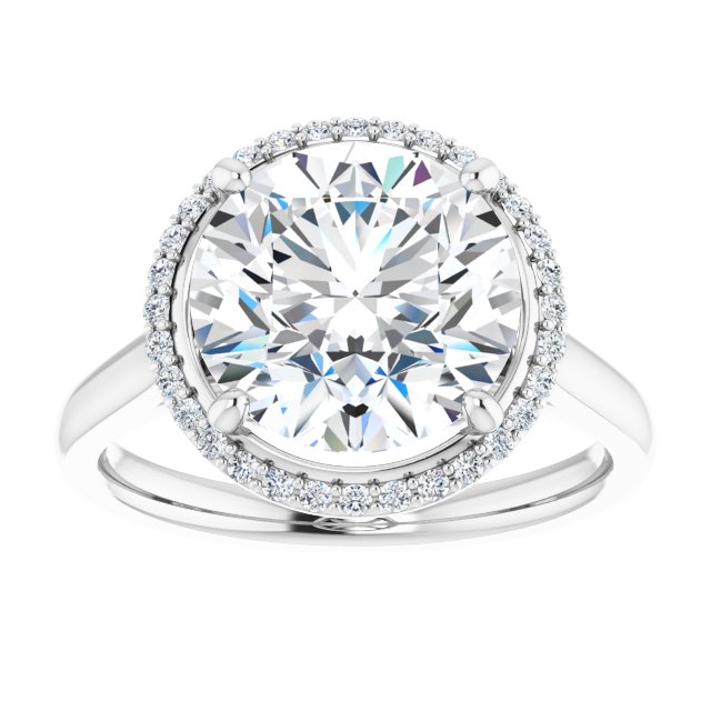 Halo-Style Engagement Ring