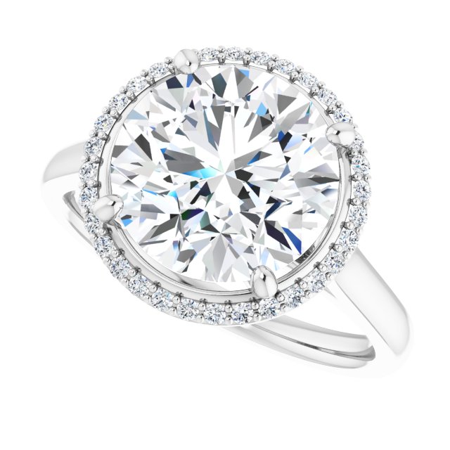 Halo-Style Engagement Ring