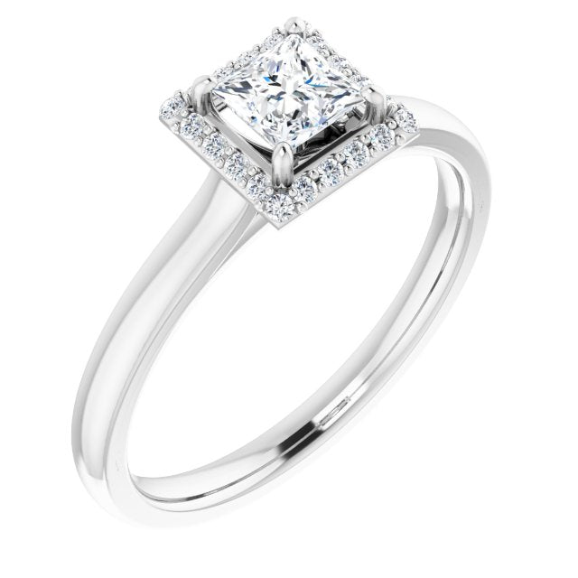Halo-Style Engagement Ring