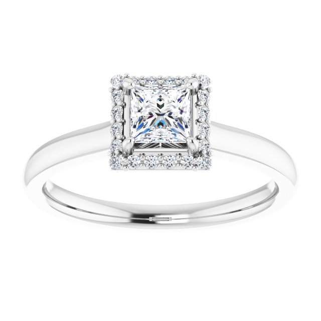 Halo-Style Engagement Ring