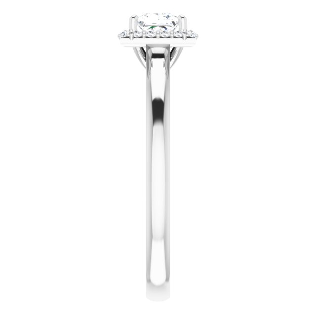 Halo-Style Engagement Ring
