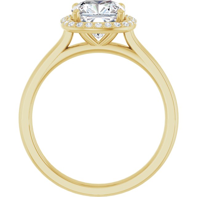 Halo-Style Engagement Ring