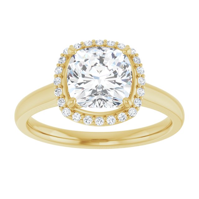 Halo-Style Engagement Ring