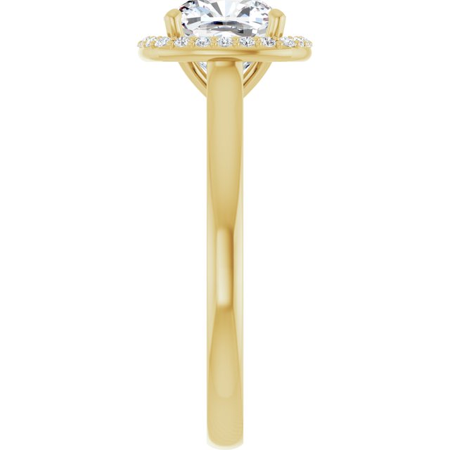 Halo-Style Engagement Ring