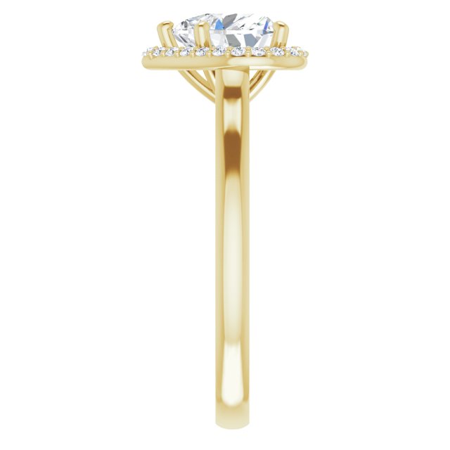Halo-Style Engagement Ring