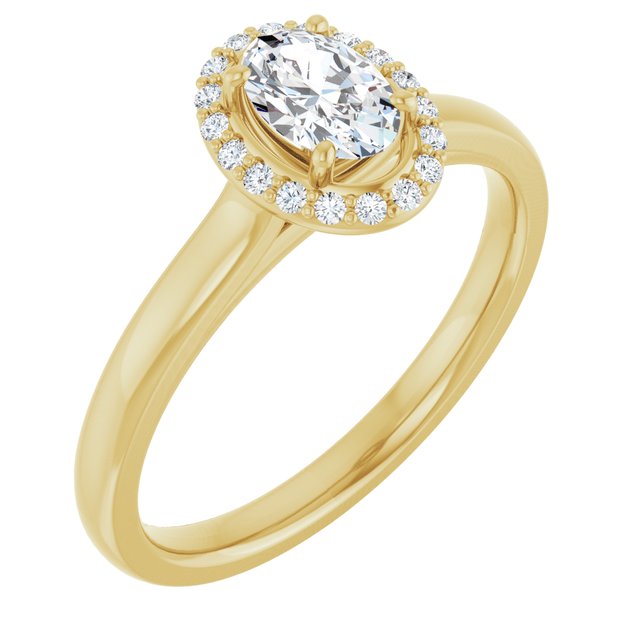 Halo-Style Engagement Ring