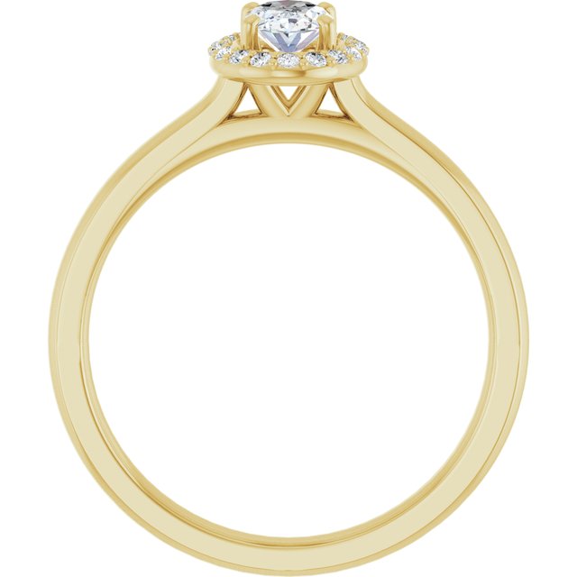 Halo-Style Engagement Ring