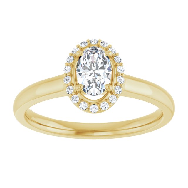 Halo-Style Engagement Ring