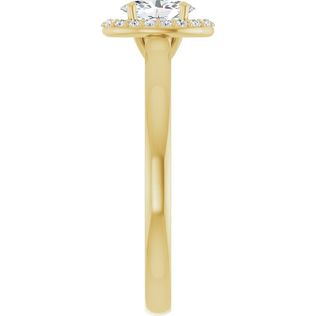 Halo-Style Engagement Ring