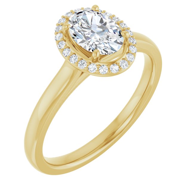 Halo-Style Engagement Ring