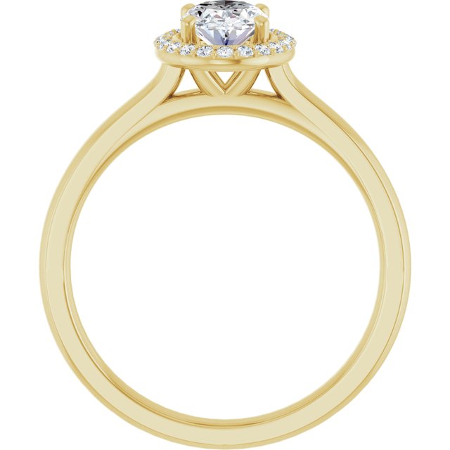 Halo-Style Engagement Ring