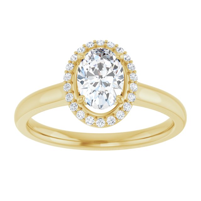 Halo-Style Engagement Ring