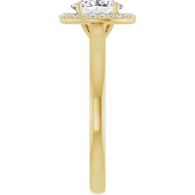 Halo-Style Engagement Ring