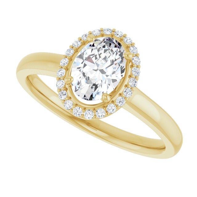 Halo-Style Engagement Ring