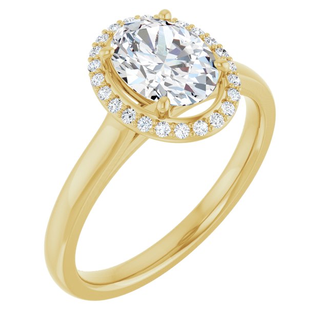 Halo-Style Engagement Ring