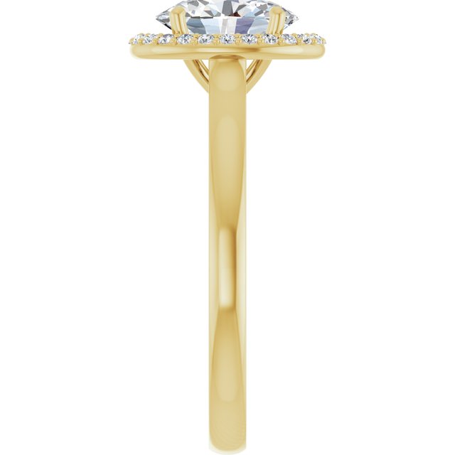Halo-Style Engagement Ring