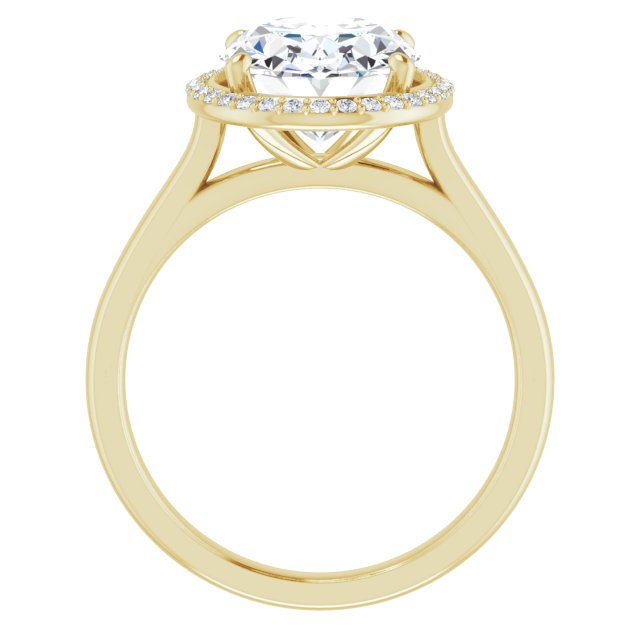 Halo-Style Engagement Ring