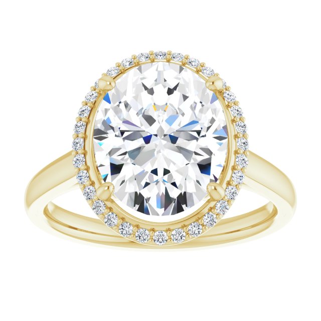 Halo-Style Engagement Ring