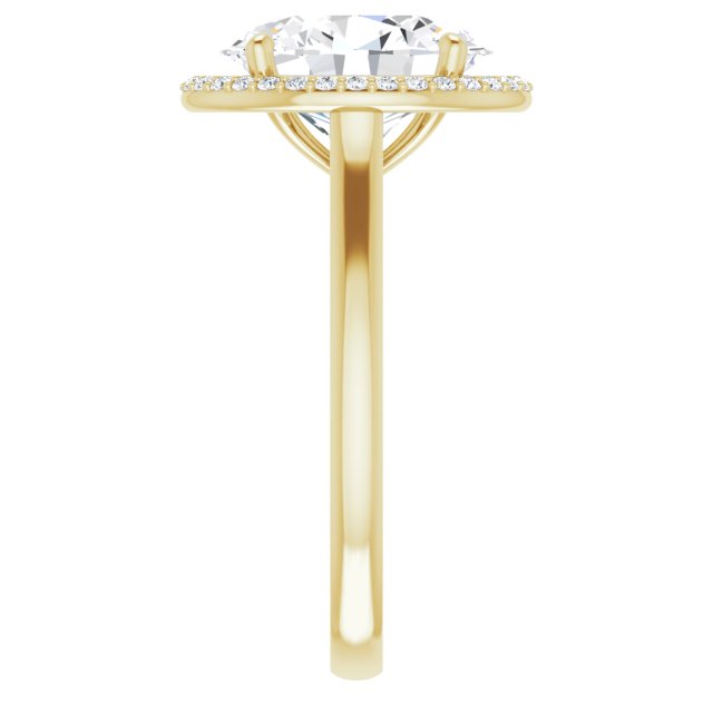 Halo-Style Engagement Ring