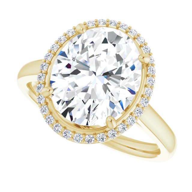 Halo-Style Engagement Ring