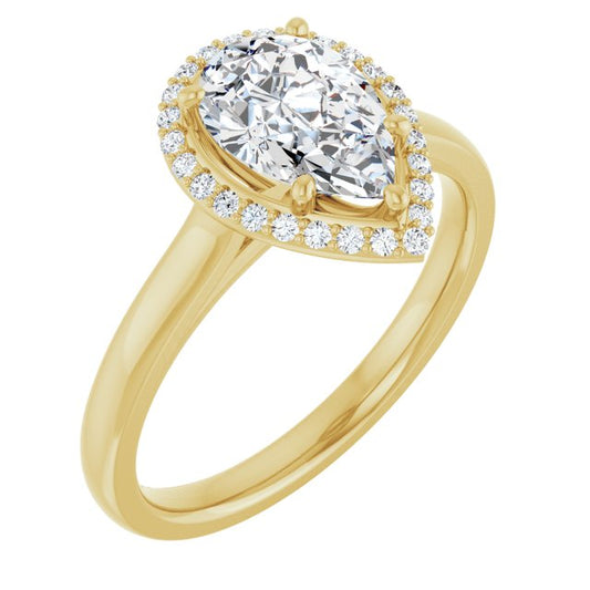 Halo-Style Engagement Ring